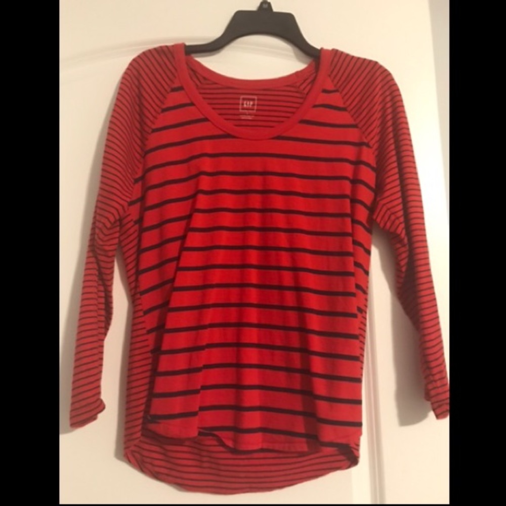 Gap long sleeve striped shirt